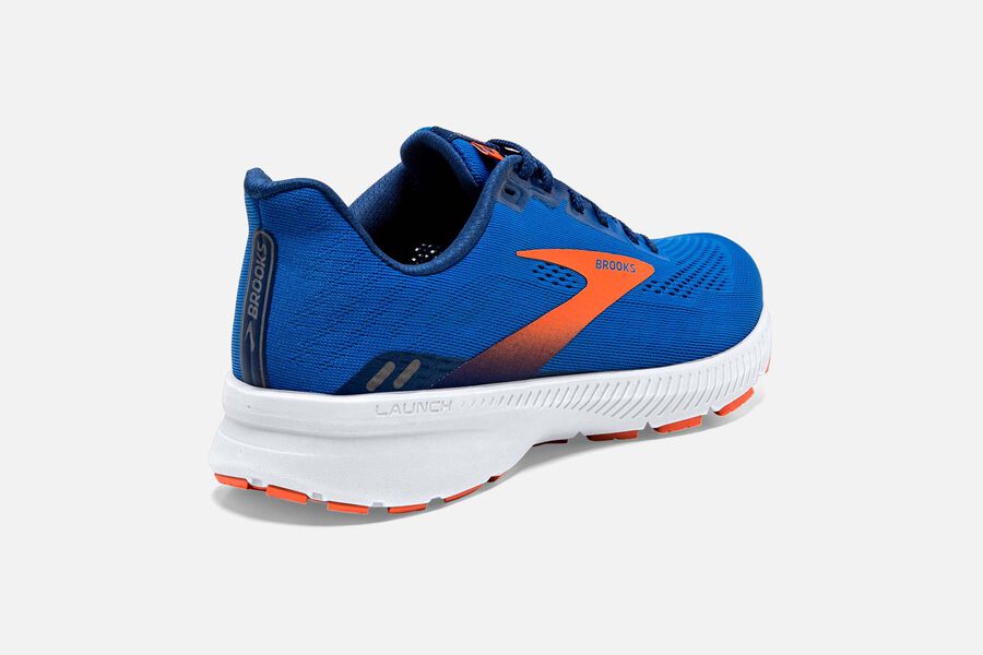 Brooks Launch 8 Road Loopschoenen Heren - Blauw/Oranje - 086197EUZ